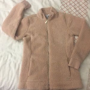 NWT Calvin Klein Pink Zip Sweatshirt